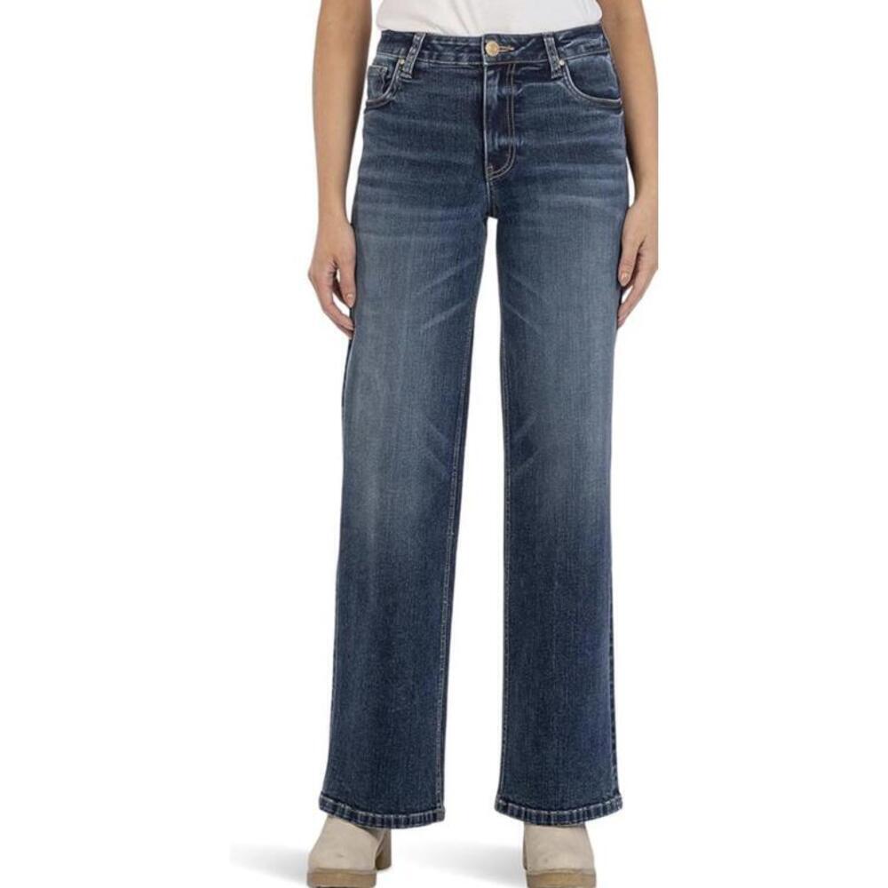KUT from the Kloth Women's Wide Leg Denim Jeans, 14 L